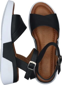 Piazza Sandaletten Schwarz -PS Schuhe Verkaufsladen 910224 01 01 008