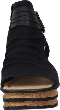 Rieker Sandaletten Schwarz -PS Schuhe Verkaufsladen 910242 01 01 005