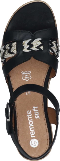 Remonte Sandaletten Schwarz -PS Schuhe Verkaufsladen 910257 01 01 007