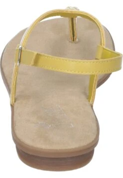 Rieker Damen Zehentrenner-Sandale Gelb -PS Schuhe Verkaufsladen 911064 6 003
