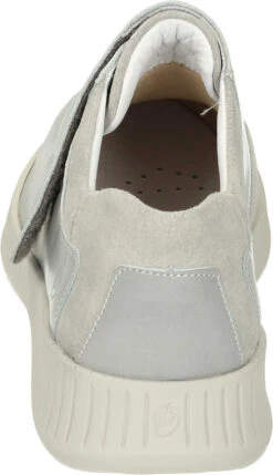 Suave Damen Klettschuhe Hellgrau -PS Schuhe Verkaufsladen 940209 91 91 003