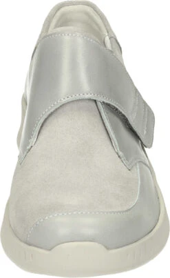 Suave Damen Klettschuhe Hellgrau -PS Schuhe Verkaufsladen 940209 91 91 005