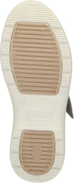 Suave Damen Klettschuhe Hellgrau -PS Schuhe Verkaufsladen 940209 91 91 006