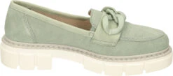 Rieker Damen Slipper Grün -PS Schuhe Verkaufsladen 940230 07 07 004