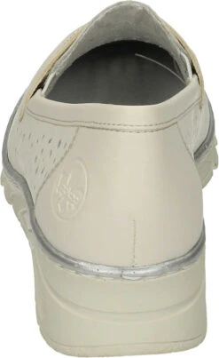 Rieker Slipper Offwhite -PS Schuhe Verkaufsladen 940255 81 81 003