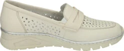 Rieker Slipper Offwhite -PS Schuhe Verkaufsladen 940255 81 81 004