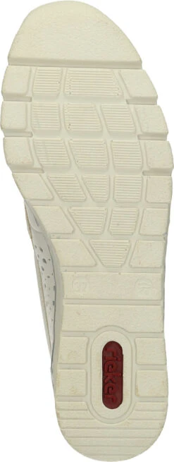 Rieker Slipper Offwhite -PS Schuhe Verkaufsladen 940255 81 81 006