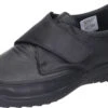 Comfortabel Damen Klettschuhe Schwarz