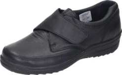 Comfortabel Damen Klettschuhe Schwarz