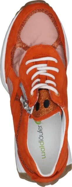 WALDLÄUFER Waldläufer Damen Schnürer Orange -PS Schuhe Verkaufsladen 950358 62 62 007