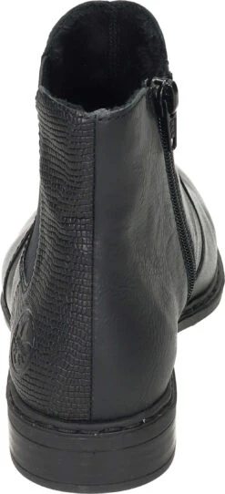 Rieker Stiefeletten Schwarz -PS Schuhe Verkaufsladen 960204 01 01 003