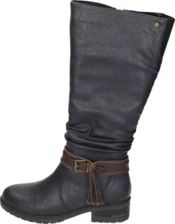 Rieker Stiefel Blau -PS Schuhe Verkaufsladen 970027 05 05 002