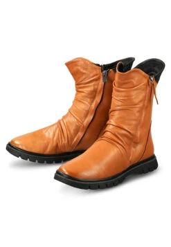 Manitu-Damen Stiefel Mittelbraun -PS Schuhe Verkaufsladen 990161 21 21 007