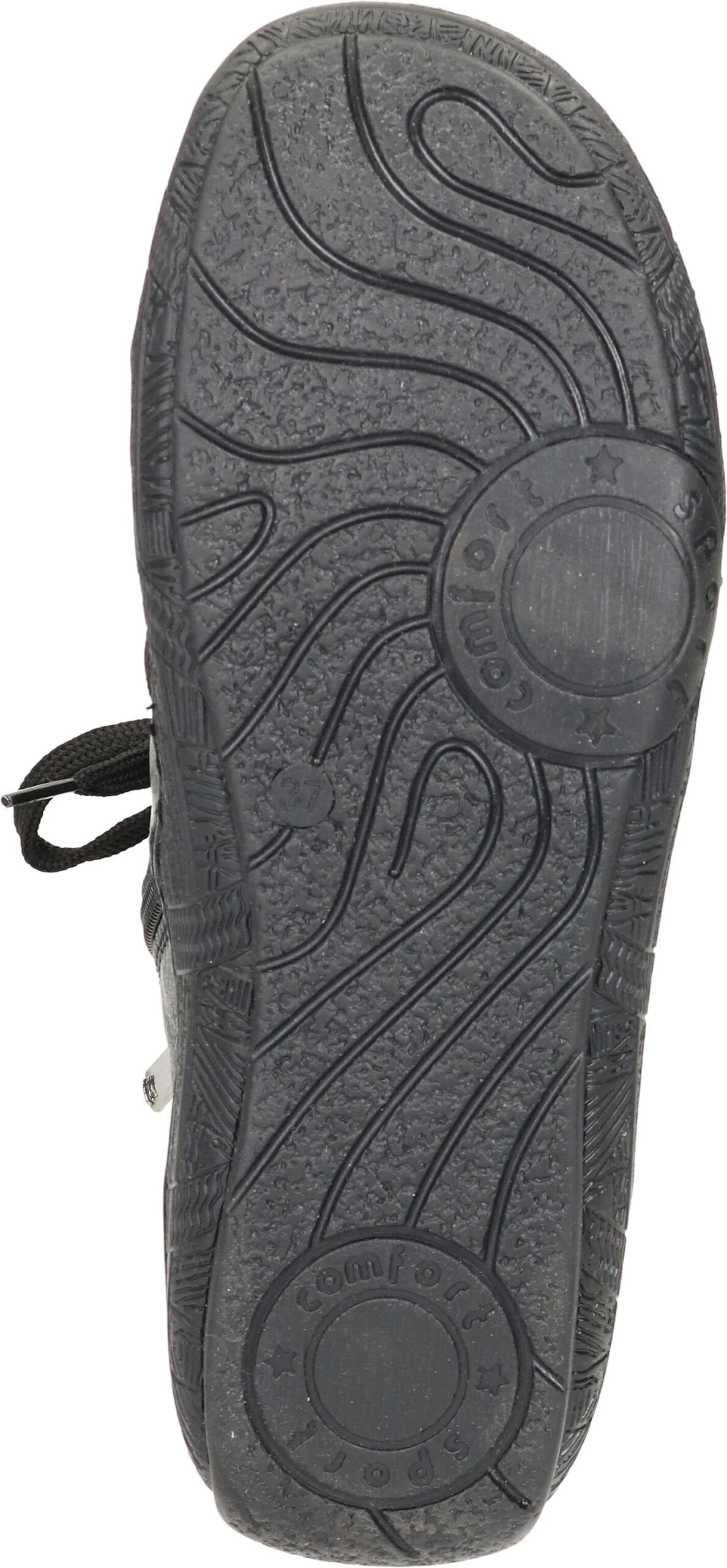 Manitu-Damen Sneaker Schwarz 6 Manitu-Damen Sneaker Schwarz – Bild 6