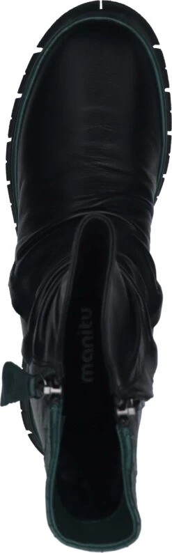 Manitu-Damen Stiefel Blau -PS Schuhe Verkaufsladen 990323 01 01 007