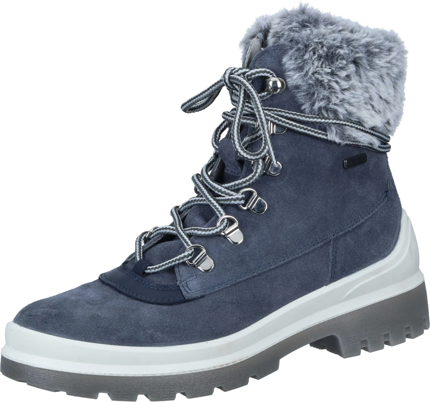 Manitu-Damen Boots Blau 1 Manitu-Damen Boots Blau