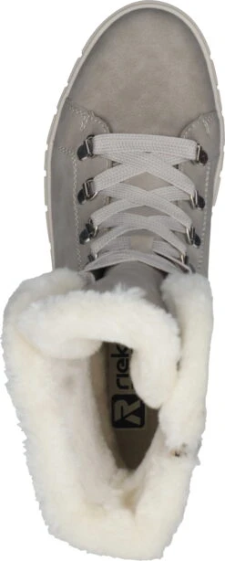 Rieker Stiefeletten Grau -PS Schuhe Verkaufsladen 990449 09 09 007